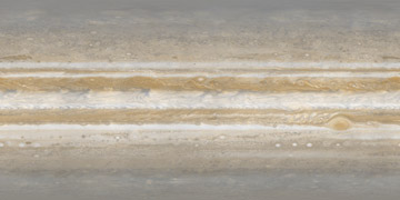 A map of Jupiter
