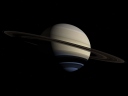 The rings' shadow on Saturn