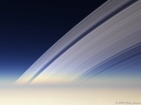 Saturn's rings as seen from inside Saturn's atmosphere