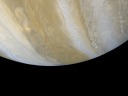 A close-up of Jupiter